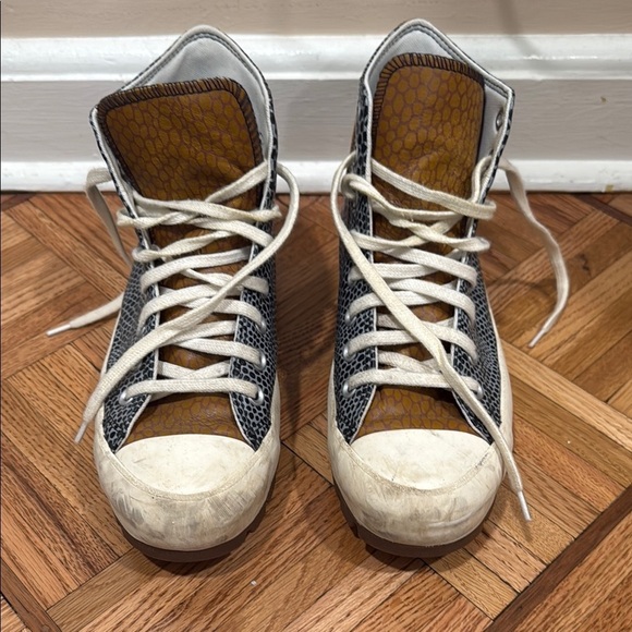 Converse Black and Brown High-Top Sneakers - Picture 1 of 3